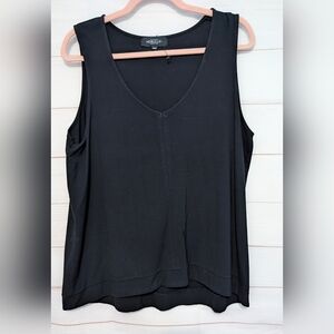 Michel Studio Black Tank Top 😍🎩😍 Size 2X
